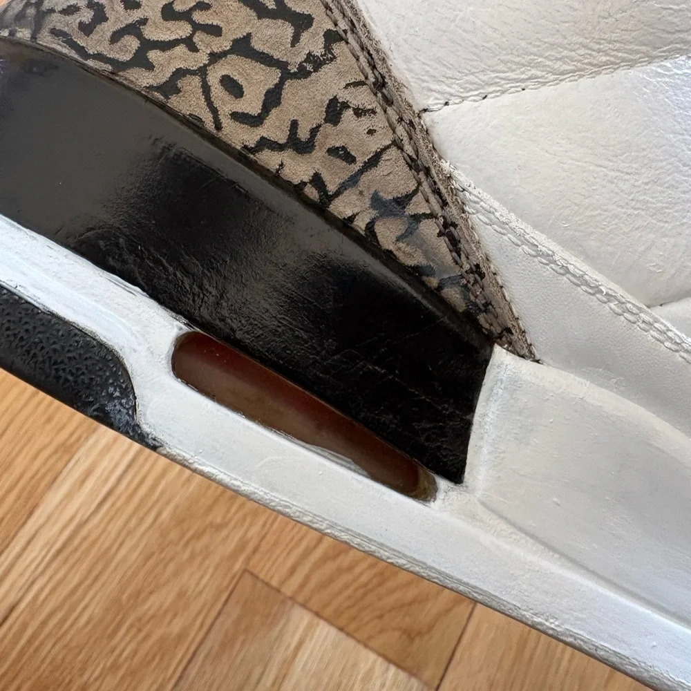 Size 10 - Air Jordan 3 Retro Infrared 23 2014 - Amateur Restoration Customized
